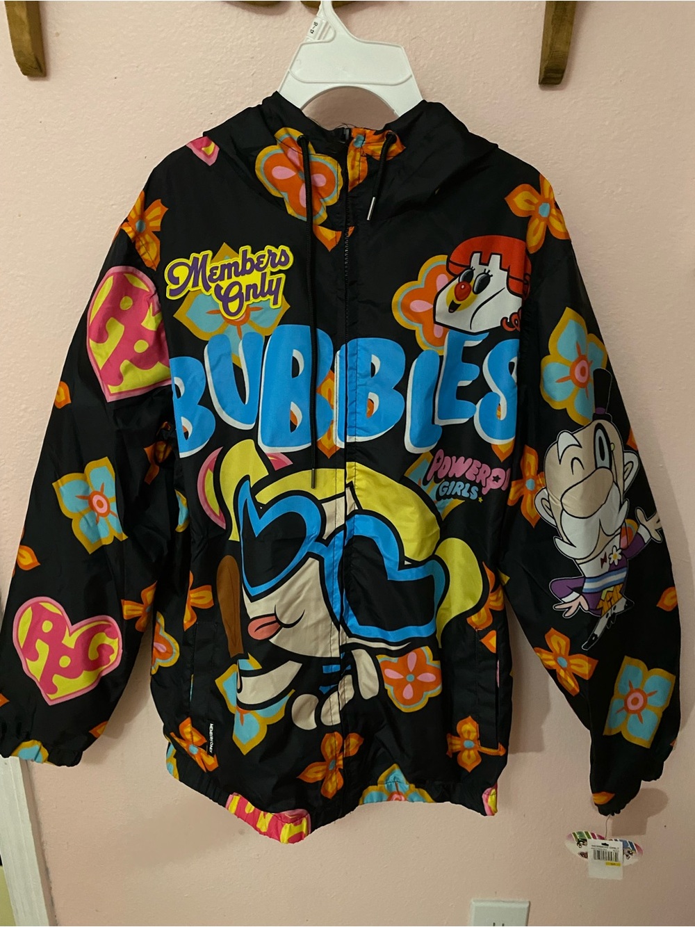 Members Only x Powerpuff Girls windbreaker